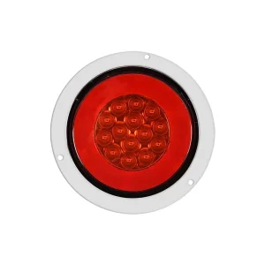 Array-type Metal Shell LED Tail Lights for Trucks and Trailers, 6-inch 10-light 12V 24V 30V