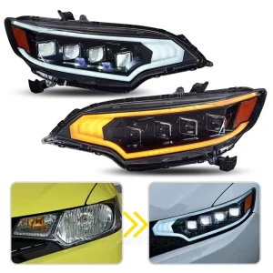 Assembly of Factory LED Headlights 14-20 Years Fit GK5 Daytime Running Lights