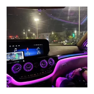 Atmosphere Light Air Outlet Ambient Trim Kits Decoration Interior for Mercedes Benz S Class W221 Upgrade to W222