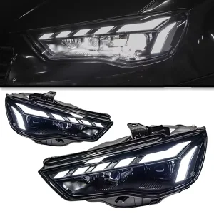 Audi A3 8V Headlight Assembly with LED Lens Dynamic Signal Head Lamp DRL Turn Signal Headlamp