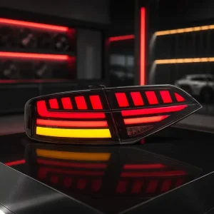 Audi A4L Taillight Assembly SJC Model B8 Style Old to New Full LED 12V 35W Taillights B9 Style Sequential Turn