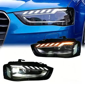 Audi A4L to LED Headlamp Assembly with 12V New