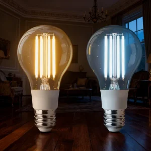 Aulipur WiFi Tuya Smart AC E27 LED Light Voice App Remote Control Adjustable Color Temperature Brightness Filament Bulb Plastic