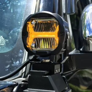 Aurora 3 Inch 12V 24V 50W Spot Beam White Yellow With DRL LED Fog Light Work Light for SUV 4WD Car Bike Motorcycle