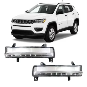 Auto Accessories Led Daytime Running Light for JEEP COMPASS Fog Lamp DRL with the Turn Signals