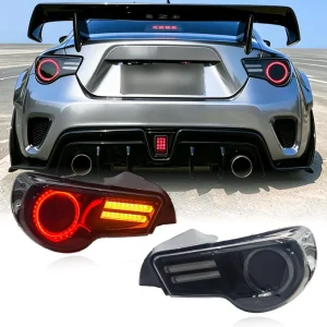 Auto Black And White Type Taillights for Toyota GT86 86 for Subaru BRZ LED Rear Lights