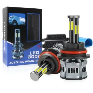 Auto COB Led Headlight Bulb H7 Led Car Light H4 9005 9006 H11 9004 9007 10000LM Led Headlight With 360 Beam Angle