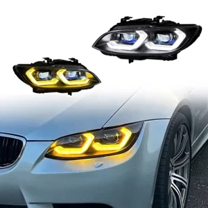 Auto Car Accessories Head Light for BMW 3 Series E92 Pre LCI 06 09 Front Lamps Daytime Running Light