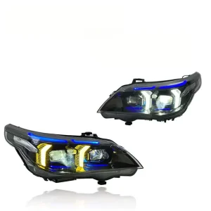 Auto Car Accessories for 5 Series E60 Headlight Yellow White Dual-Color DRL Upgrade LED Daytime Running Light 12V