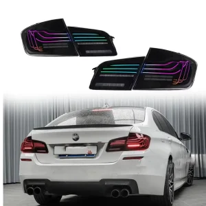 Auto Car Parts Taillight Assembly for BMW 5 Series F10 F18 Racing RGB Style LED Rear Tail Lamp