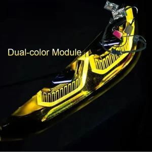 Auto Car Parts Yellow White Dual 6000K for 2 Series F22 Headlights Assembly 14-21 Upgrade Laser Style Daytime Running Lighting
