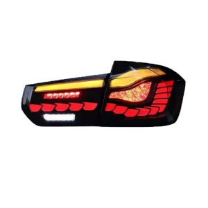Auto Car Rear Led Tail Lights Lci for Bmws 3 Series F30 F35 F80 Gts clear Tail Lights Plug & Play M4 Gts M5 F90 LED Tail Lights