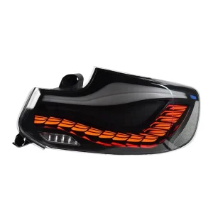 Auto Car Rear Led Tail Lights for of BMWS 2 Series F22 F23 F87 Models Modified LED Dragon scale Style Turn signal Lamp Assembly
