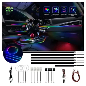 Auto Decorative Fiber Optic Lighting Car Atmosphere Interior Lighting Car Led Accessories Car Hidden Atmosphere Light