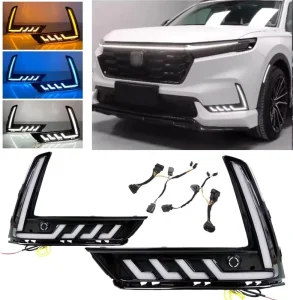 Auto Exterior Accessories 3 Colors Turn Signal Light Daytime Running Light DRL for Honda Crv