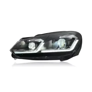 Auto Exterior Light Daytime Running LED Light Car Light Accessories Halogen & Xenon LED Headlight for Mk6 GTI