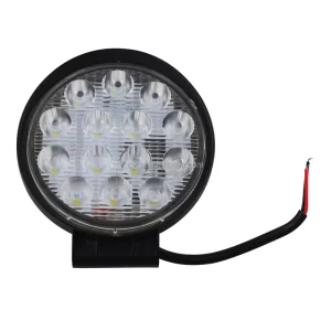Auto Exterior Lighting 14 LED 42W 3030 Round LED Work Light 12V