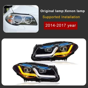 Auto Exterior Lighting Daytime Running Light Fog Light Car Led Light Halogen Xenon Lamp Led Headlight for Bmw F10 Headlight
