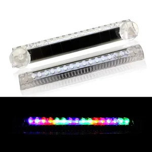 Auto External Lights Wireless Car LED Alarm Side Marker Indicator Universal Car Solar Flashing Low Trailer Rear Warning Light