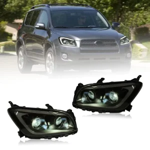 Auto Front Lights for Toyota RAV4 LED Tuning Headlights with Flowing Indicator Lamp