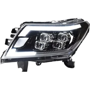 Auto Halogen Xenon Headlight Plastic Car LED Head Lamps Assembly for Nissan Navara NP300