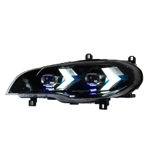 Auto Headlight For BMW X5 E70 Laser Head Upgrade Plug Play D2H Universal DRL Turn Signal High Beam