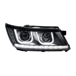 Auto Headlight for Dodge Journey LED U Shaped Design Projector Lens Car Front Lamps Accessories