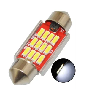 Auto Interior Lighting 9 16v 36mm 12SMD 12led 4014 Festoon C5W Car Dome Led Reading Interior Light Lamp Festoon Car Led Lamp