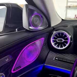 Auto Interior Lighting RGB LED Ambient Lighting Kit for Mercedes Benz CLS W257 Air Vent Decorative