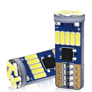 Auto LED Bulb T10 LED W5W 194 4014 15SMD LED T10 Canbus Interior Light for Car License Plate Light