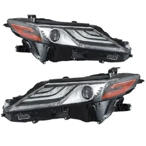 Auto LED Car Halogen Xenon Headlights Plastic Headlight Head Lamps for Toyota Camry USA Type
