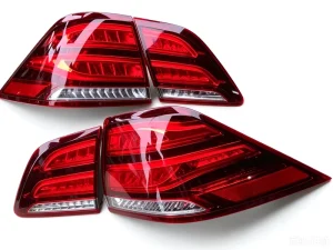 Auto LED Rear Tail Light Mercedes Benz GLE Class W166 Red Lens Brake Turn Signal 12V 6000K Car Lighting Parts