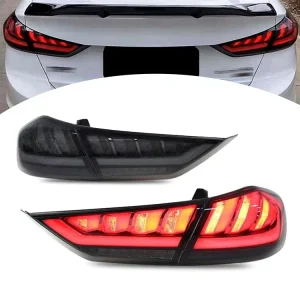 Auto LED Red Tail Lights Assembly for Elantra New Modified Clear Rear Lamp Accessories