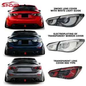 Auto LED Taillight Assembly Modified Tail Lamp Accessories For Infiniti Q50 Customize Light New Hawkeye Style