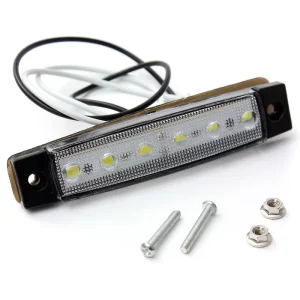 Auto LED Warning Rear Side Lamp External 12/24V Trailer Light with Indicator for Cars Buses Trucks Lorries