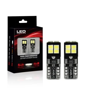 Auto Lamp 2W 210LM 2835 12V 14V W5W T10 Car Interior LED Reading Mirror License Plate Light