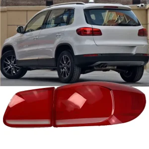 Auto Lampshade Transparent Tail Light Rear Lamp Glass Lens Cover for VW Tiguan
