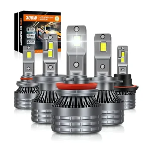 Auto Led Headlight 300w 80000lm Bulb H4 H7 H11 9005 for Car Truck Motorcycle Lighting System