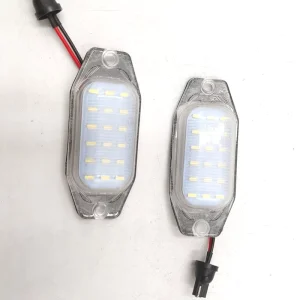 Auto Lighting LED License Plate Lights for Toyota Land Cruiser Fj80 91-97 Lexus LX450 96-98 Prado 10-16 Number Plate Lamp Bulb
