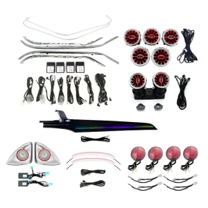 Auto Lighting System 64 Color Ambient Light Kit LED Styling Car Interior Ambient Light for Mercedes Benz C class W205 GLC X253