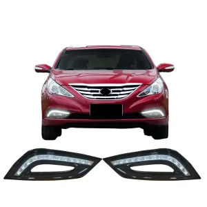 Auto Lighting Systems 12V LED Daytime Running Front Bumper Fog Light Turn Signal Sonata DRL Blue