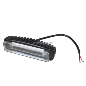 Auto Lighting Systems Super Bright 6inch Red Zone LED Work Light Bar for Cars and Forklifts 10V 80V Auto Exterior Lighting