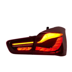 Auto New Style OLED Rear Tail Light for BMW 1 Series F20 F21 GTS Style Rear Lamp Assembly Red Smoked Color Design