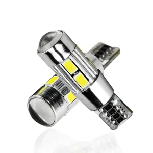 Auto Parking Lights T10 194 W5W 10 SMD 5630 5730 LED Bulbs Canbus 12V 24V Car Reading Lamp Wedge Interior License Plate Light