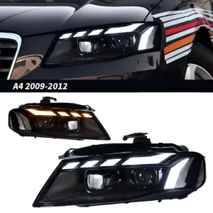 Auto Part Lamp for Audi A4 Upgrade to RS Style New Full LED Front Lamp Plug and Play Headlight Assembly