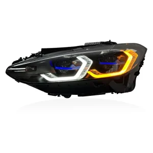 Auto Part Laser Headlight Assembly for BMW 4 Series G22 G23 G26 M4 Yellow White DRL Daytime Running Light New Design Front Lamp