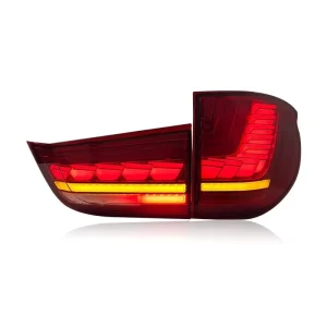 Auto Part Tail Light for BMW X5 F15 Upgrade Dynamic Dragon Scale LED Rear Lamp Sequential Turn Signal Plug and Play