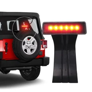 Auto Parts Brake Light IP67 Red Color Led Third Brake Light for Jeep Wrangler Vehicles