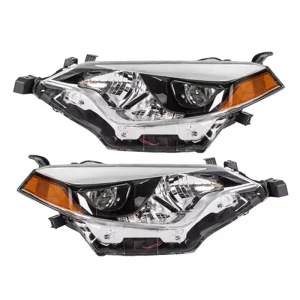 Auto Parts Car Headlights Front LED Headlights Car Halogen Xenon Head Lamp Set Replacement for Toyota Corolla