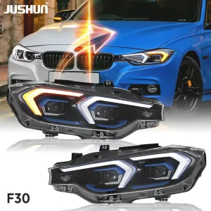 Auto Parts Front Turn Signal LED Headlamps Plug and Play Headlights Assembly for BMW 3 Series M3 F30 F35